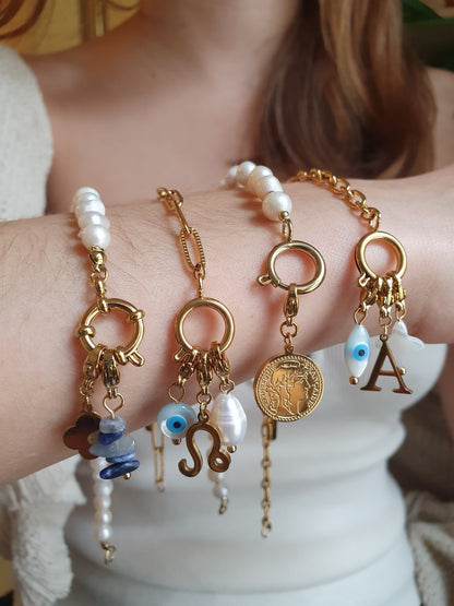 Bracelet TIFFANIA (personnalisable) - doré