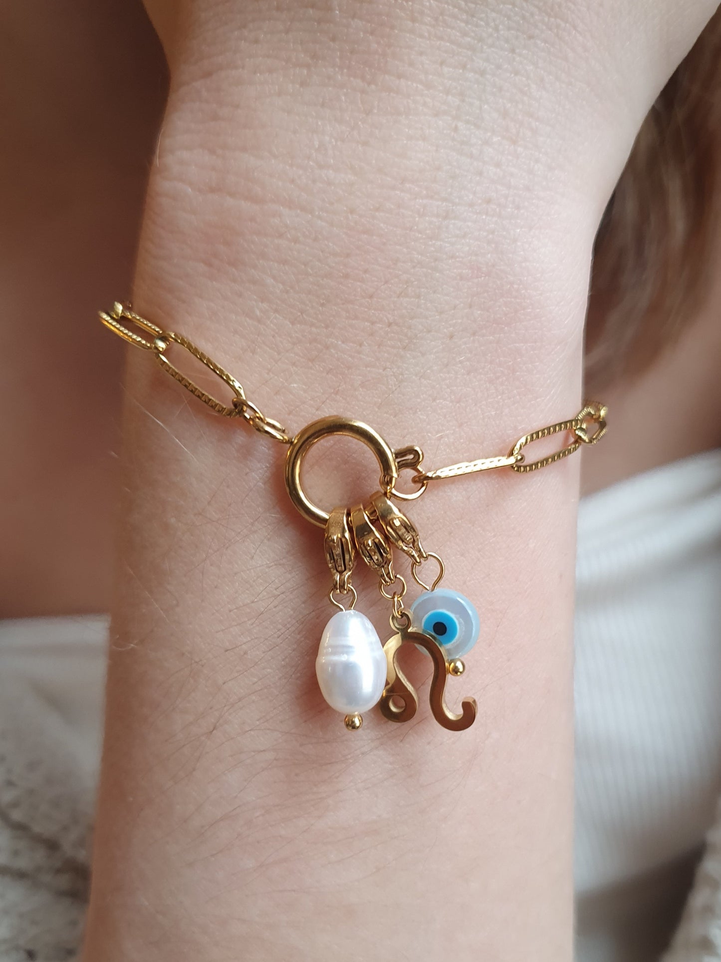 Bracelet SERENA personnalisable - doré