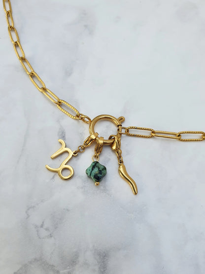 Collier SERENA (personnalisable) - doré