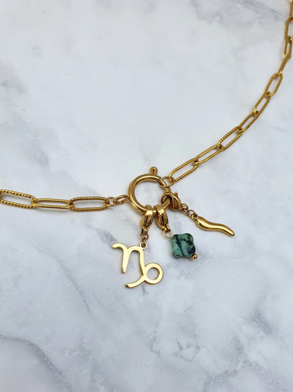 Collier SERENA (personnalisable) - doré