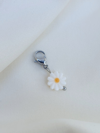 Charm marguerite - argenté