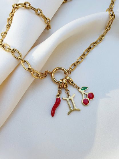 Collier TIFFANIA (personnalisable) - doré