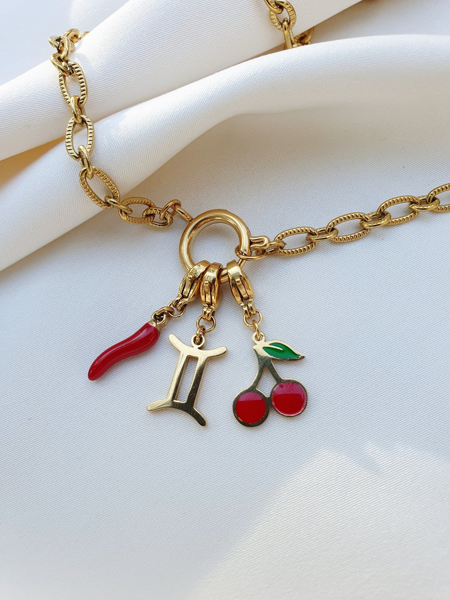 Collier TIFFANIA (personnalisable) - doré