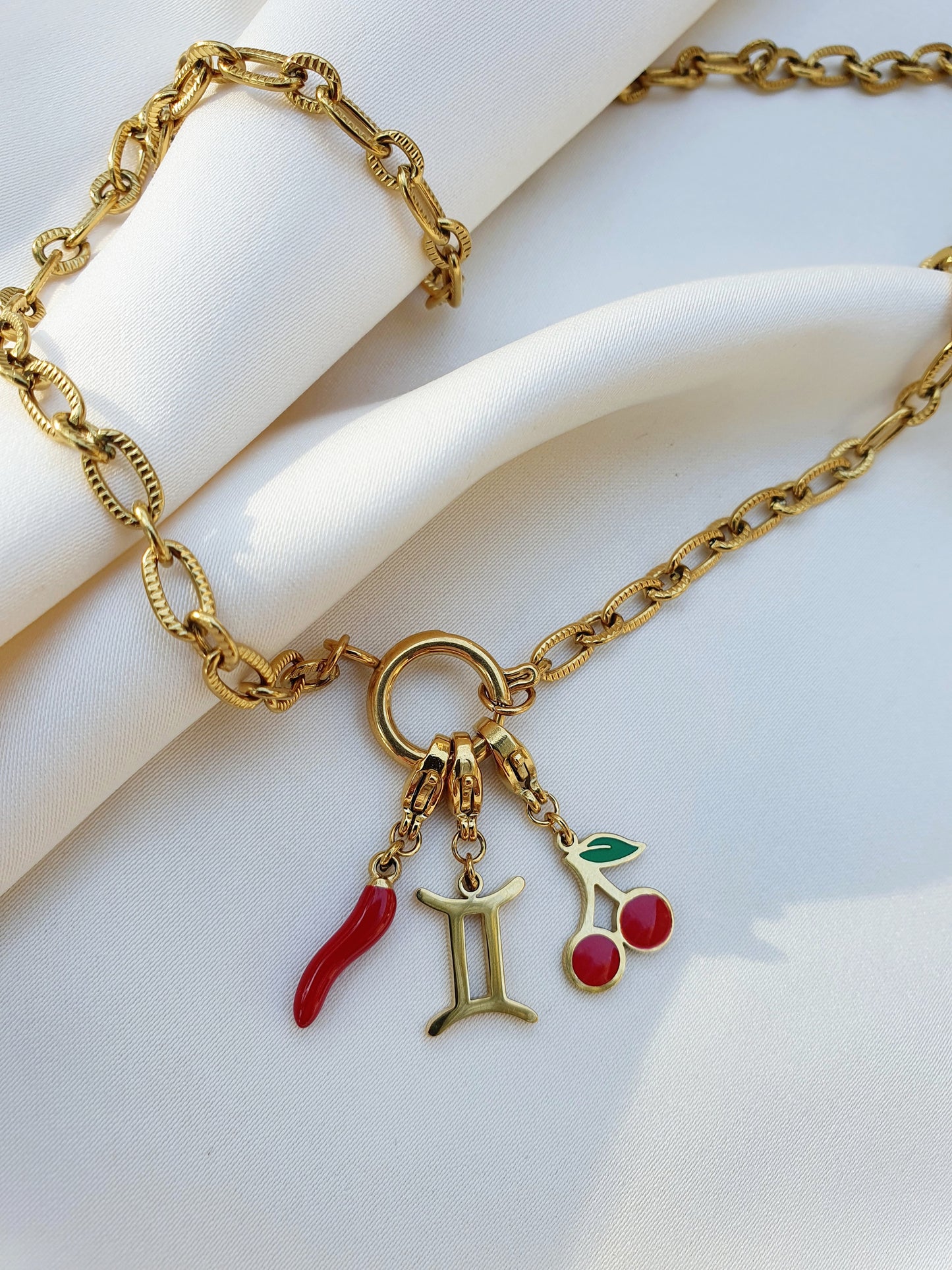 Collier TIFFANIA (personnalisable) - doré