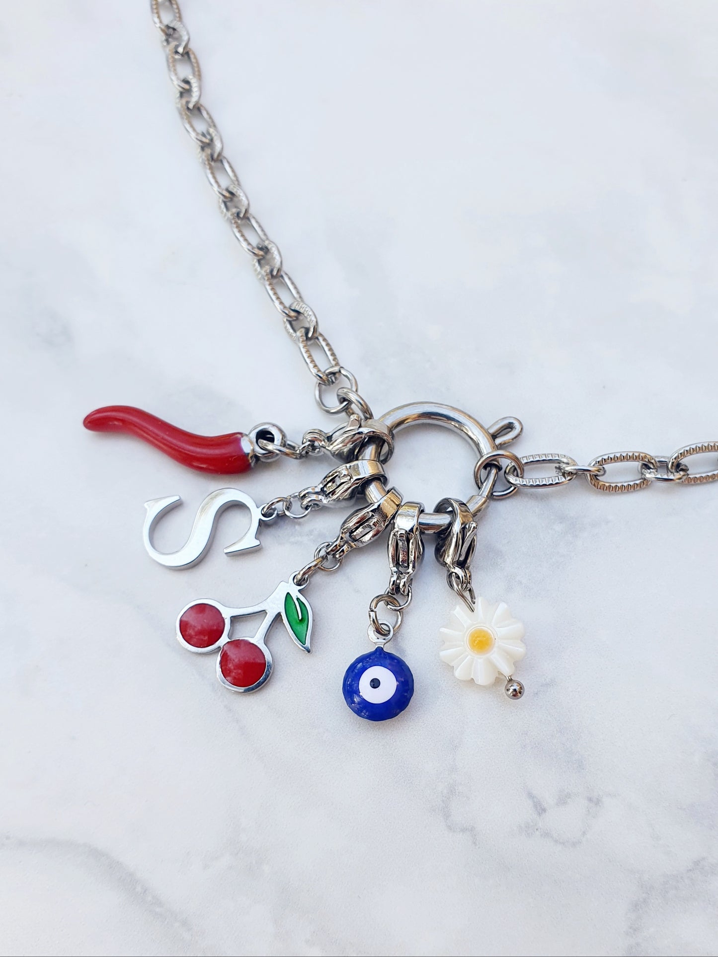 Collier TIFFANIA (personnalisable) - argenté