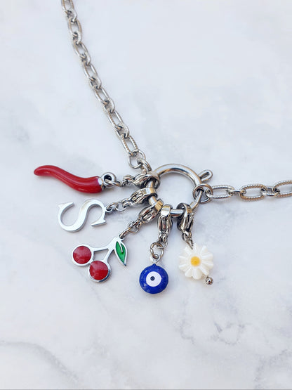 Collier TIFFANIA (personnalisable) - argenté