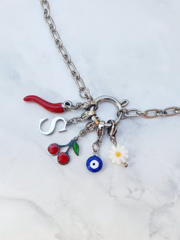 Collier TIFFANIA (personnalisable) - argenté