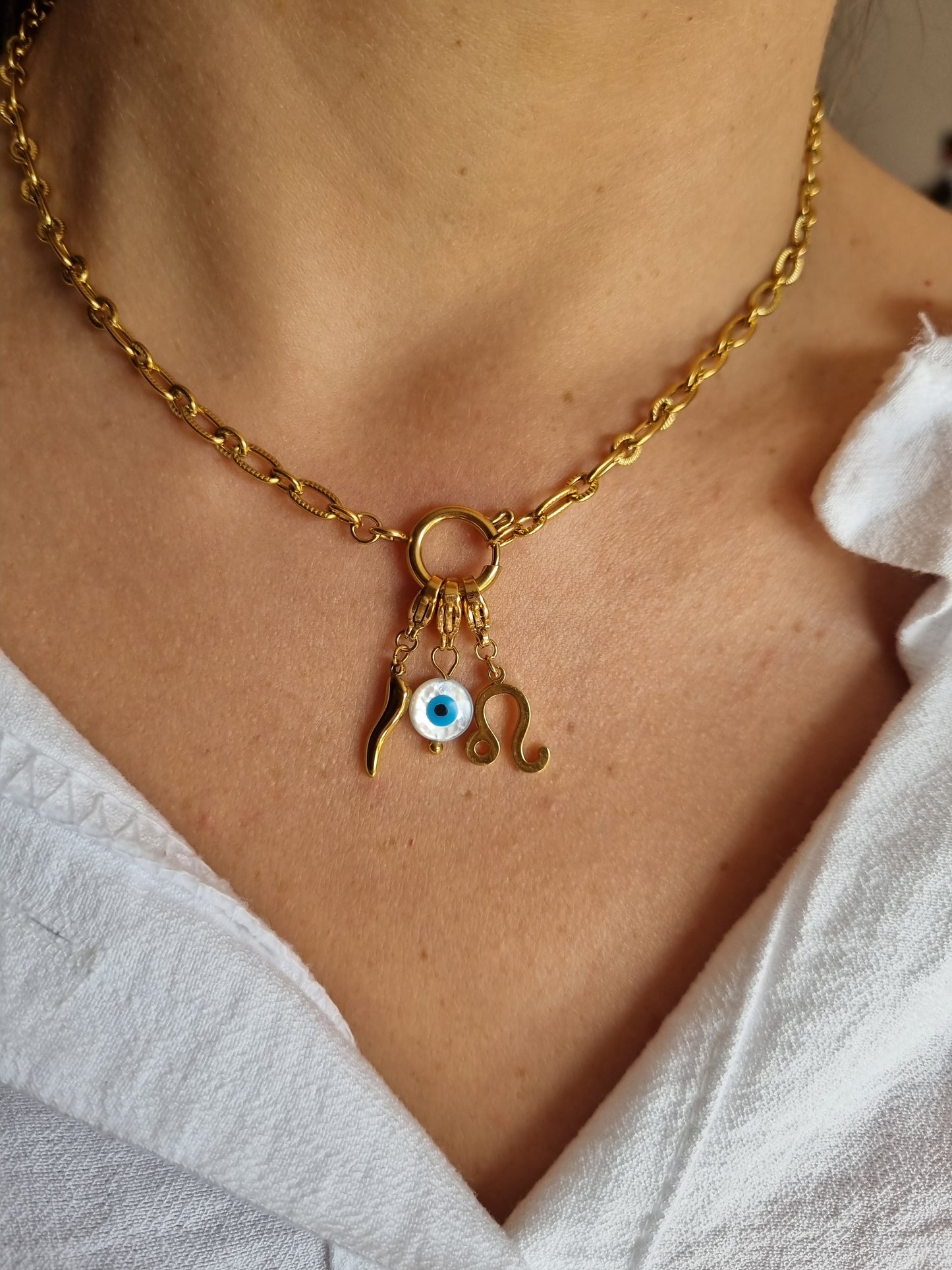 Collier TIFFANIA (personnalisable) - doré