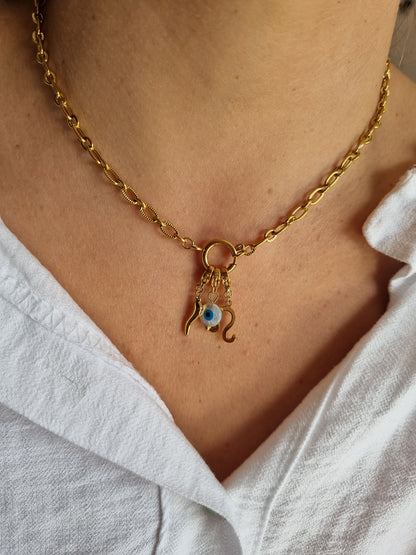 Collier TIFFANIA (personnalisable) - doré