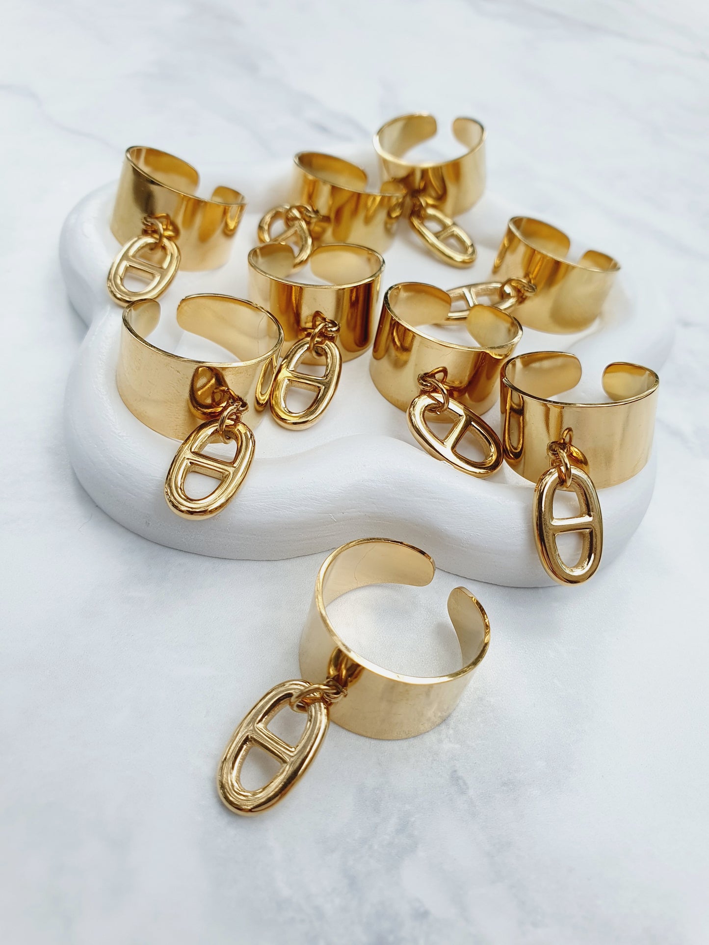 Bague AGATA - doré