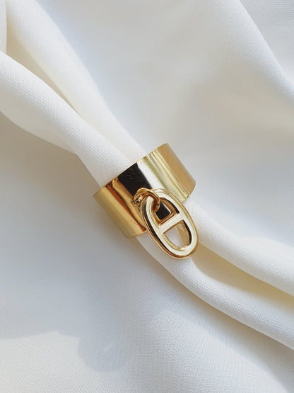 Bague AGATA - doré