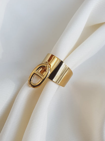 Bague AGATA - doré