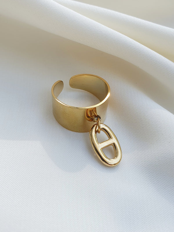 Bague AGATA - doré