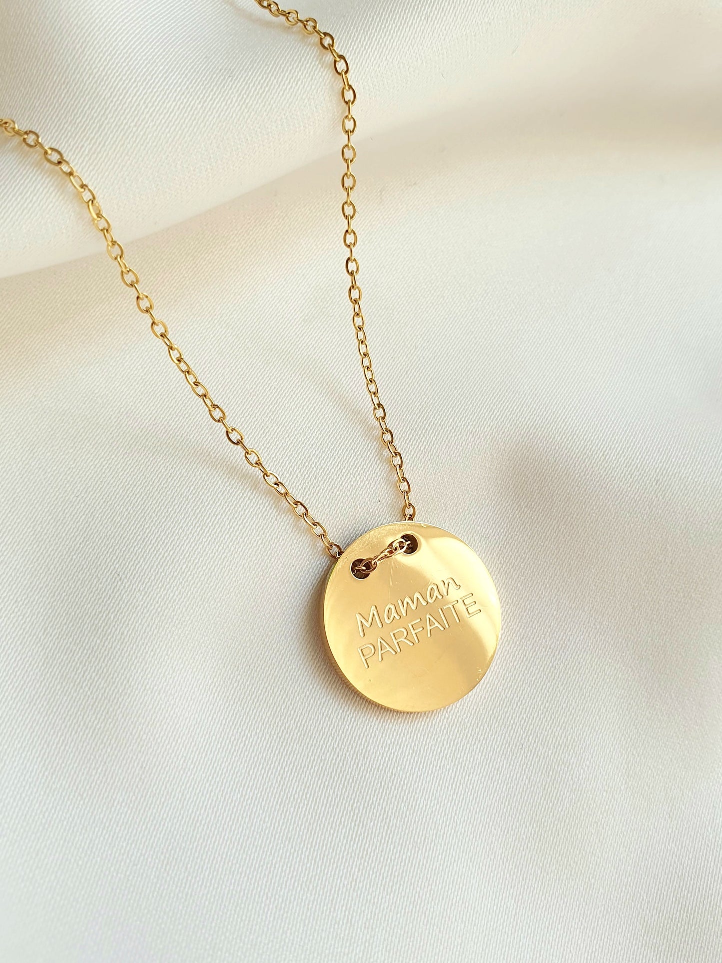 Collier "Maman parfaite" - doré