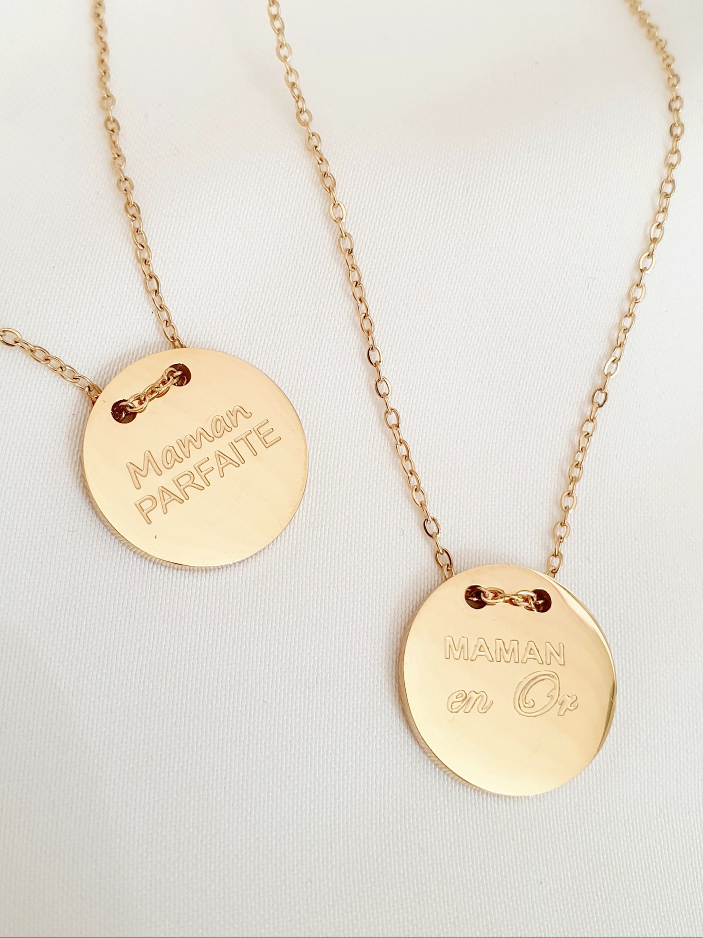Collier "Maman parfaite" - doré
