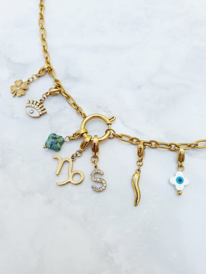 Collier TIFFANIA (personnalisable) - doré