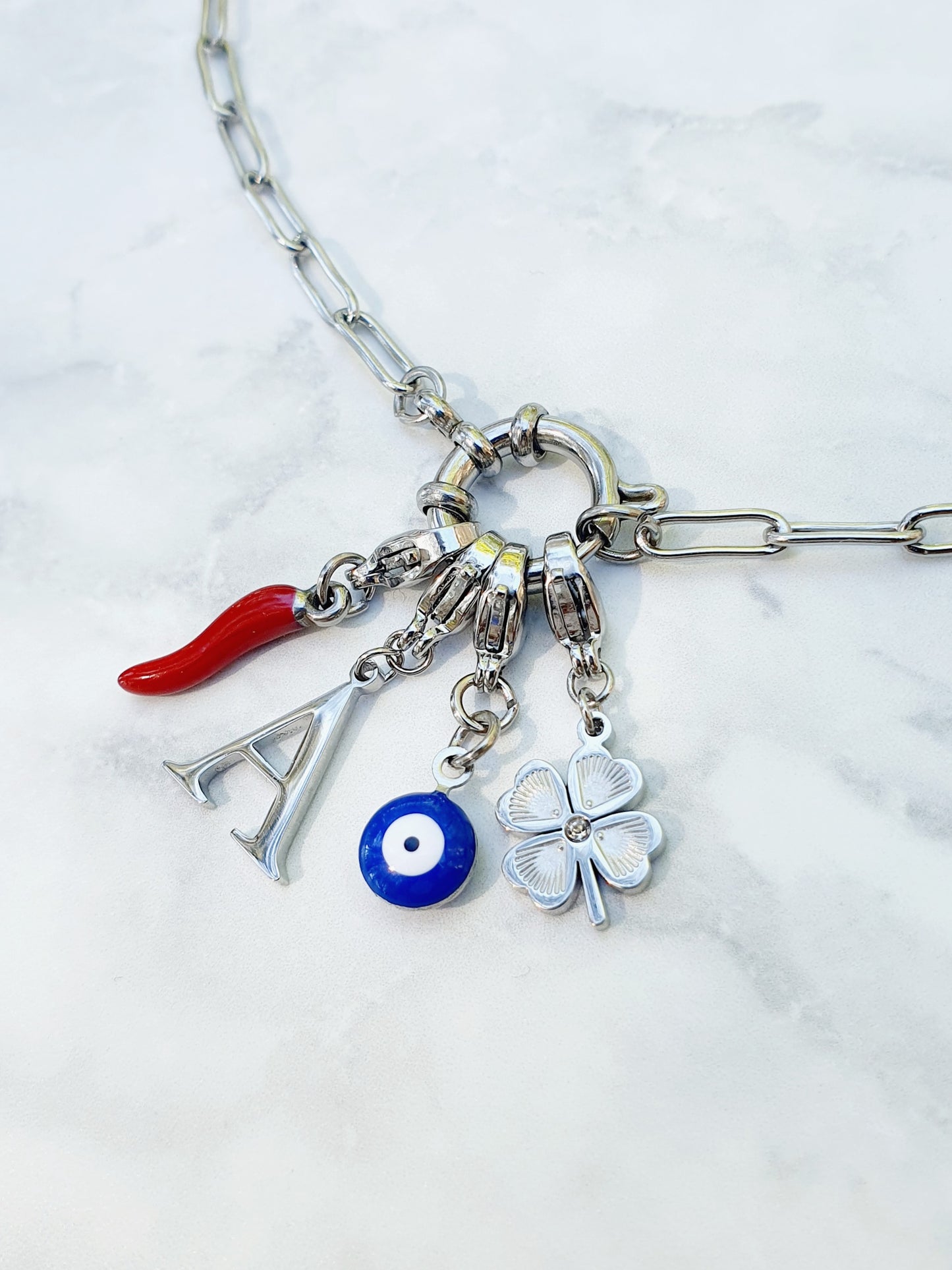 Collier NINA (personnalisable) - argenté