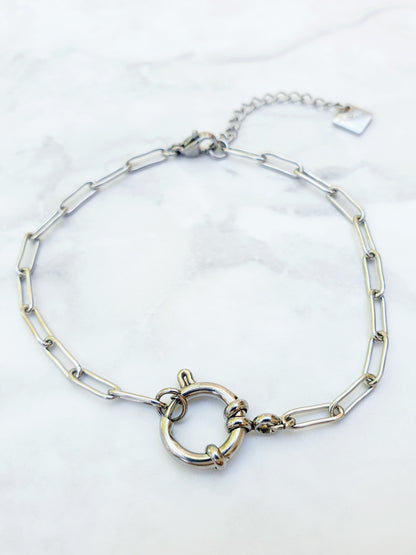 Bracelet PADOVA (personnalisable) - argenté