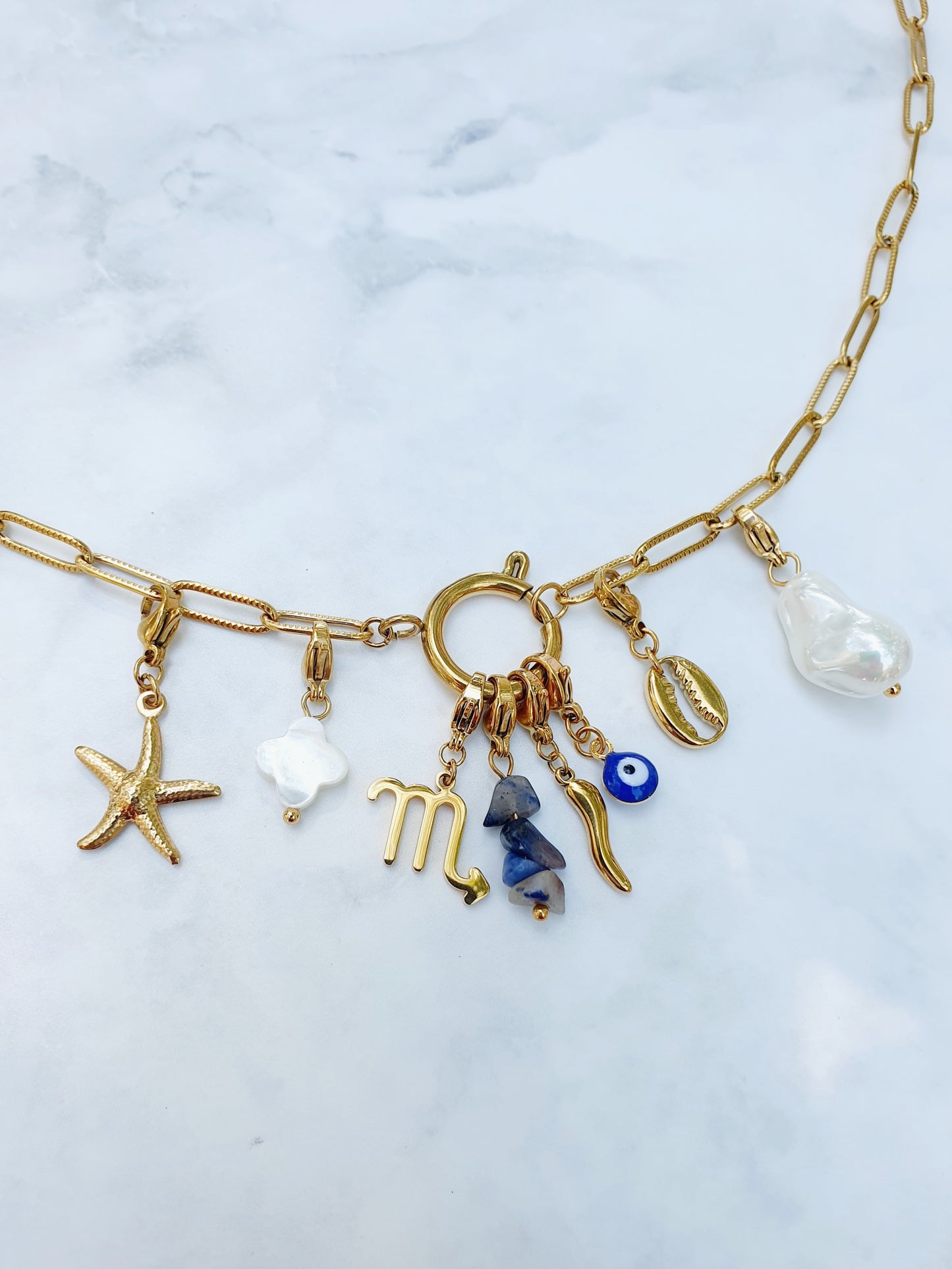 Collier SERENA (personnalisable) - doré