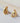 Boucles d'oreilles gouttes martelées 3 cms - doré (dernière unité en stock)