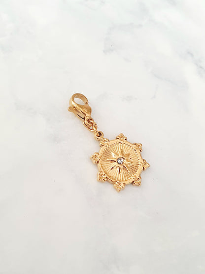 Charm soleil strass