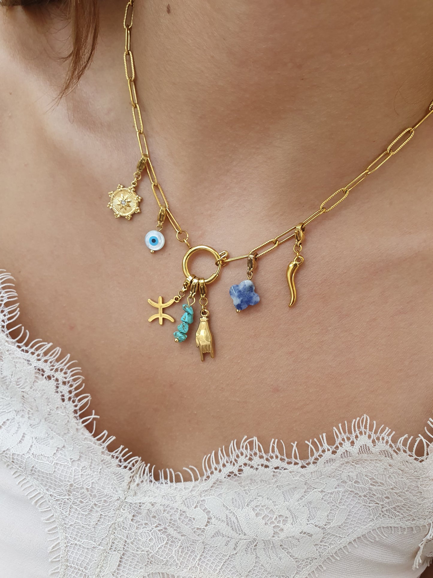 Collier SERENA (personnalisable) - doré
