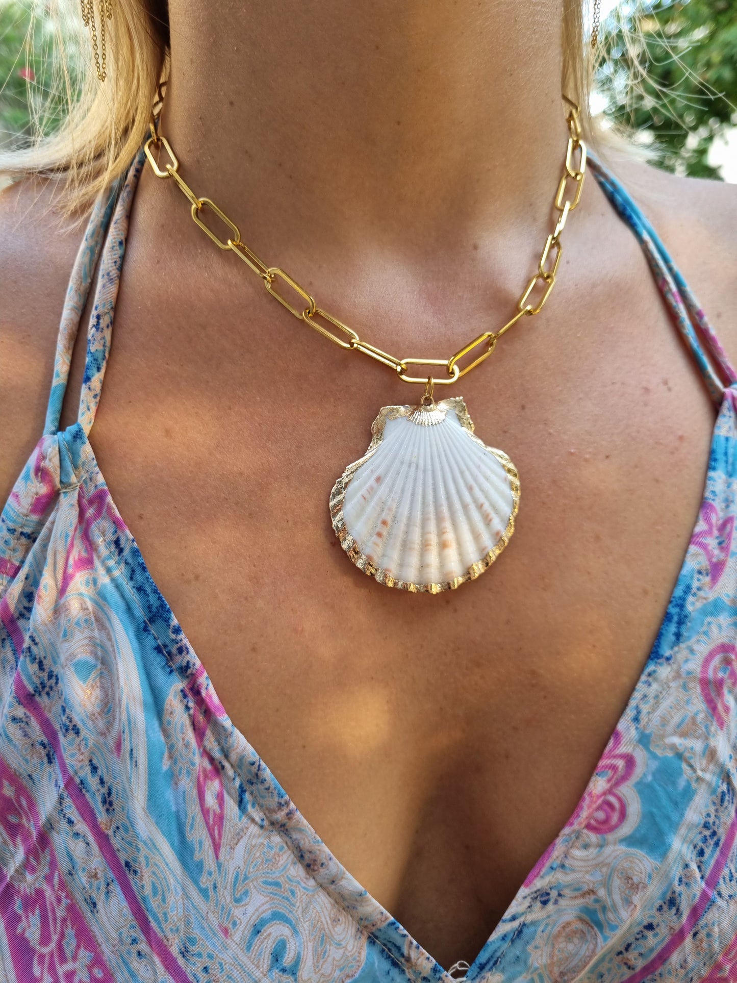 Collier GOLDEN SHELL - doré