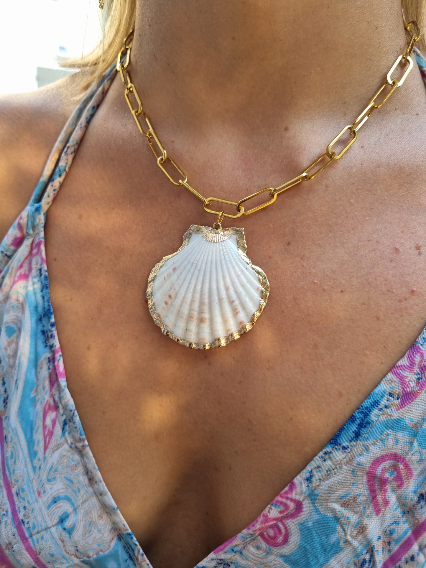 Collier GOLDEN SHELL - doré