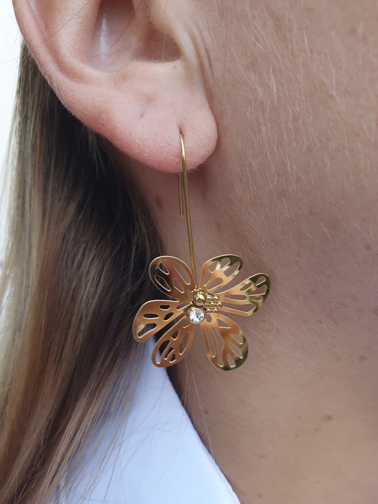 Boucles d'oreilles NESSIE - doré