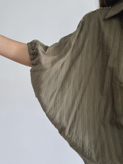 Blouse manches chauve-souris