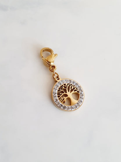 Charm arbre de vie strass