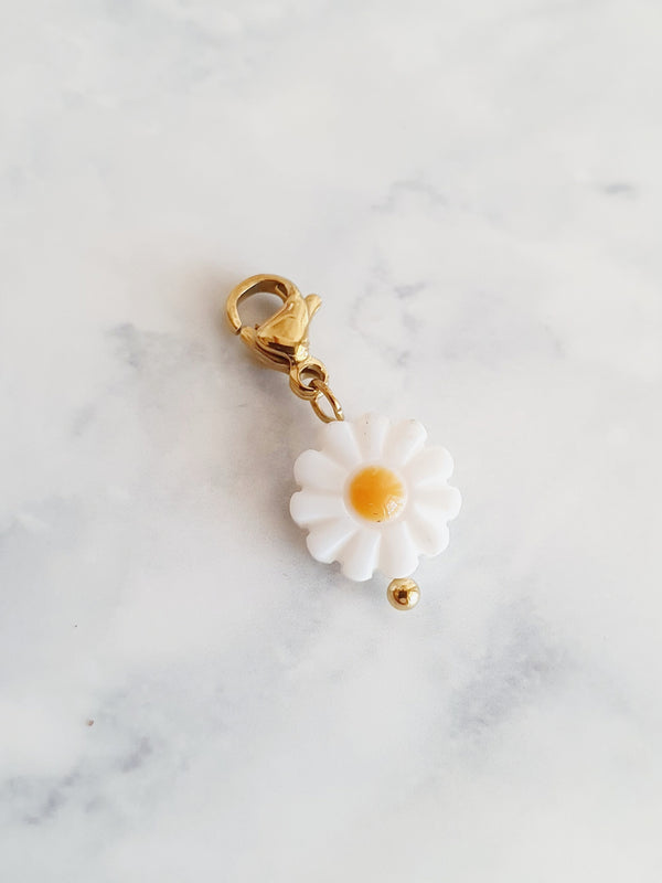 Charm marguerite - doré