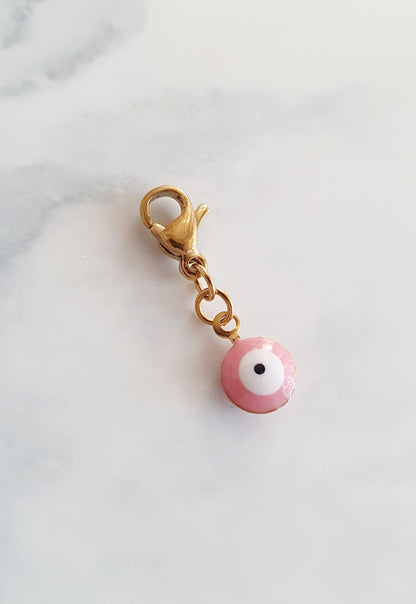 Charm oeil turc rose