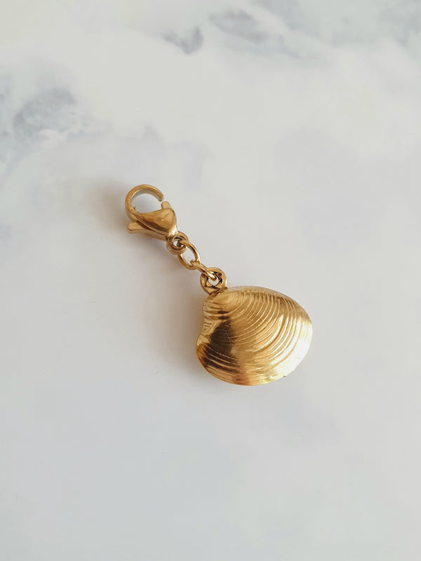 Charm coquillage coque - doré