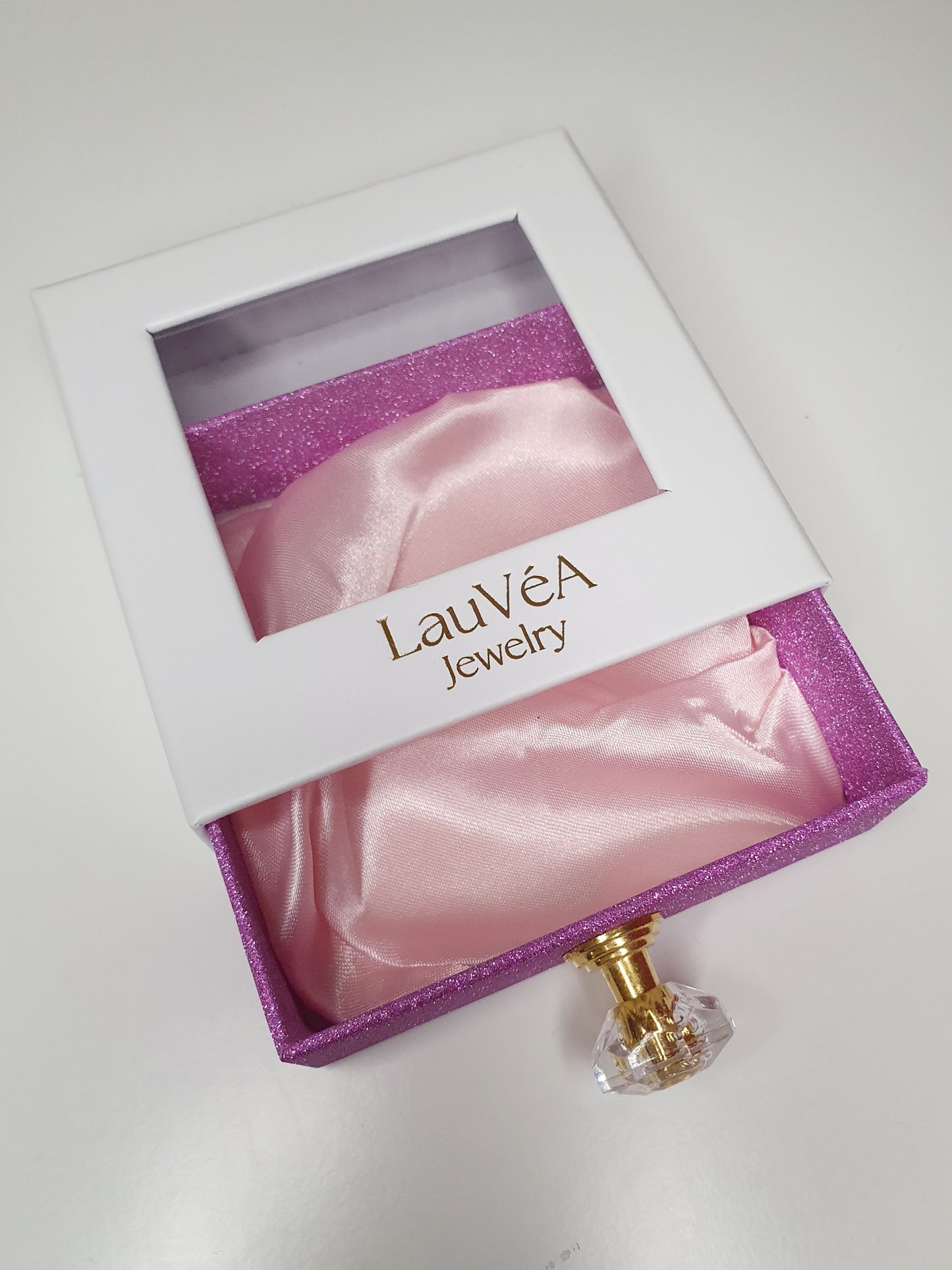 Écrin luxe poignée diamant LauVéA Jewelry