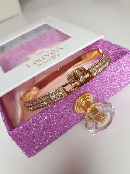 Écrin luxe poignée diamant LauVéA Jewelry
