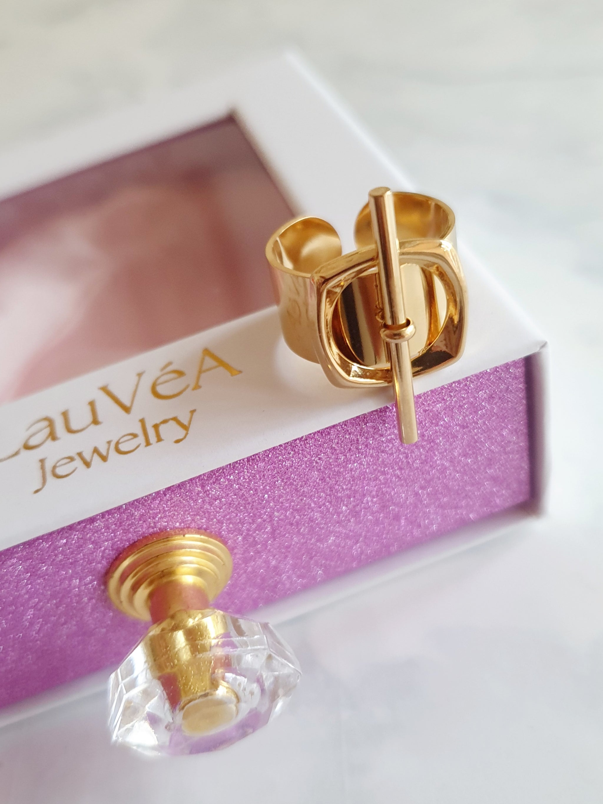Écrin luxe poignée diamant LauVéA Jewelry