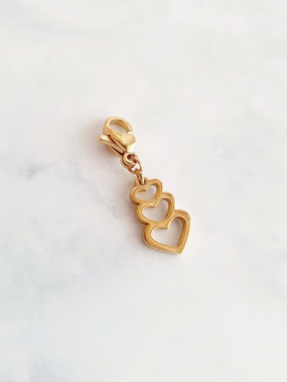 Charm triple coeur