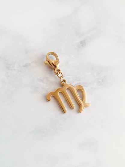 Charm signe astrologique - doré