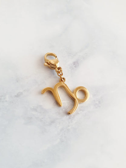 Charm signe astrologique - doré