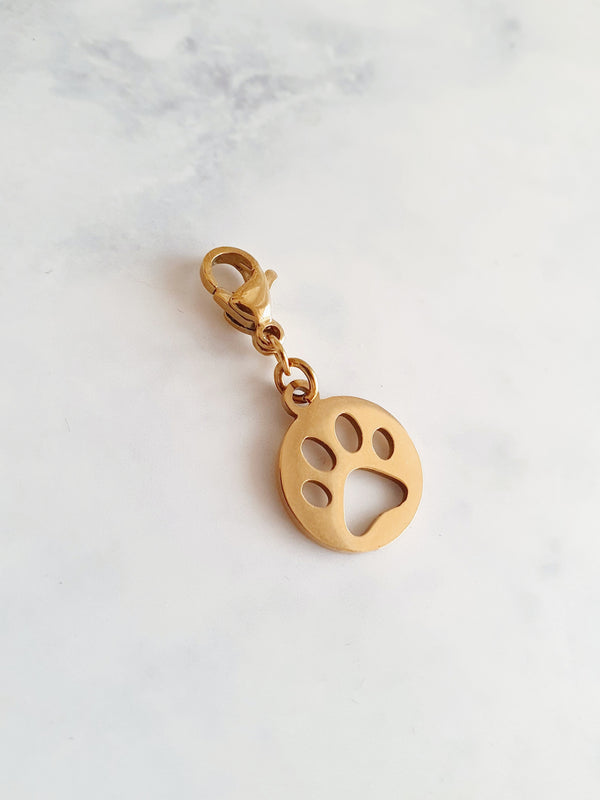 Charm Patte de chien - doré
