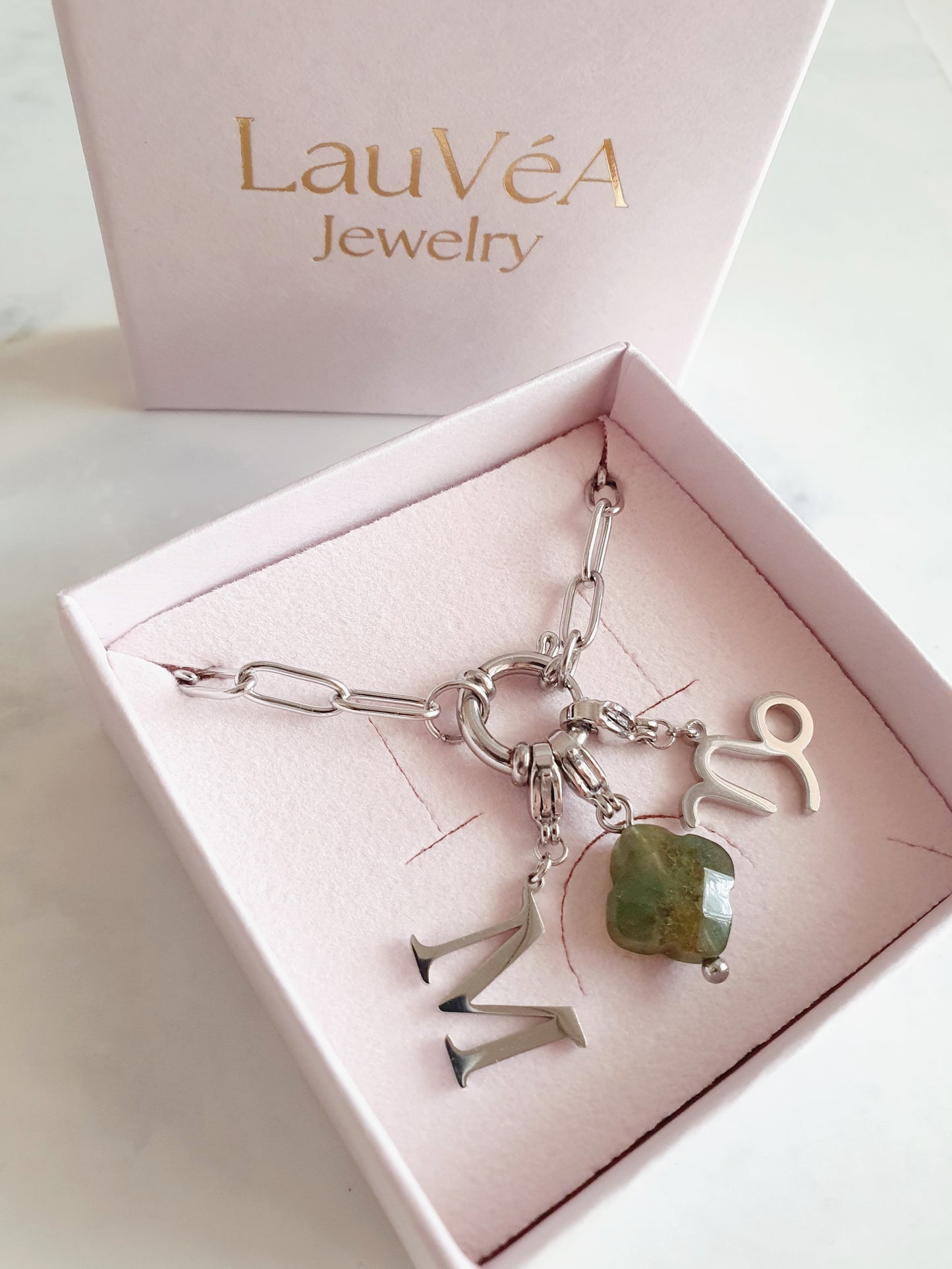 Baby écrin rose poudré LauVéA Jewelry