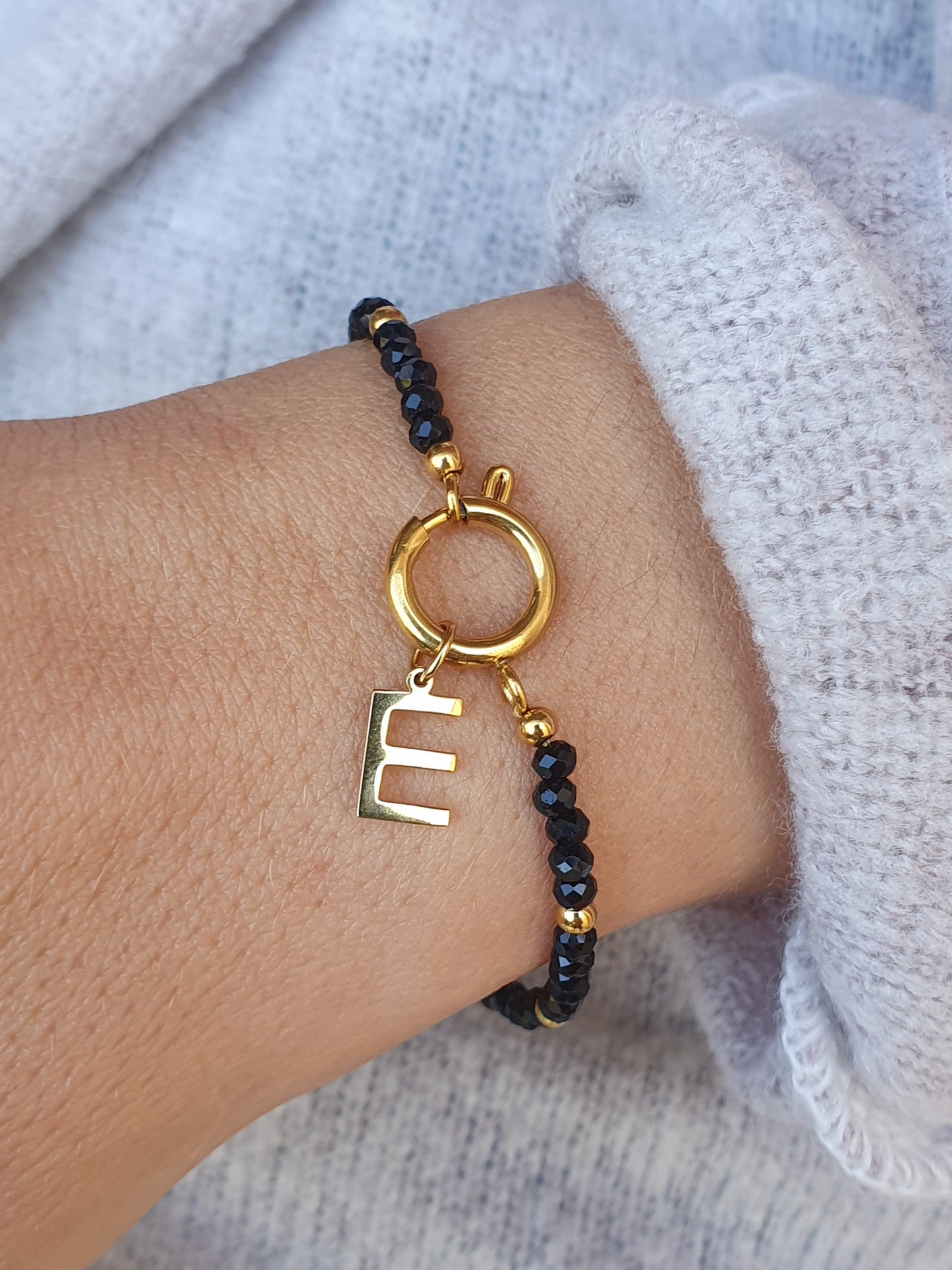 Bracelet TESSYA (personnalisable) - doré/coloris au choix