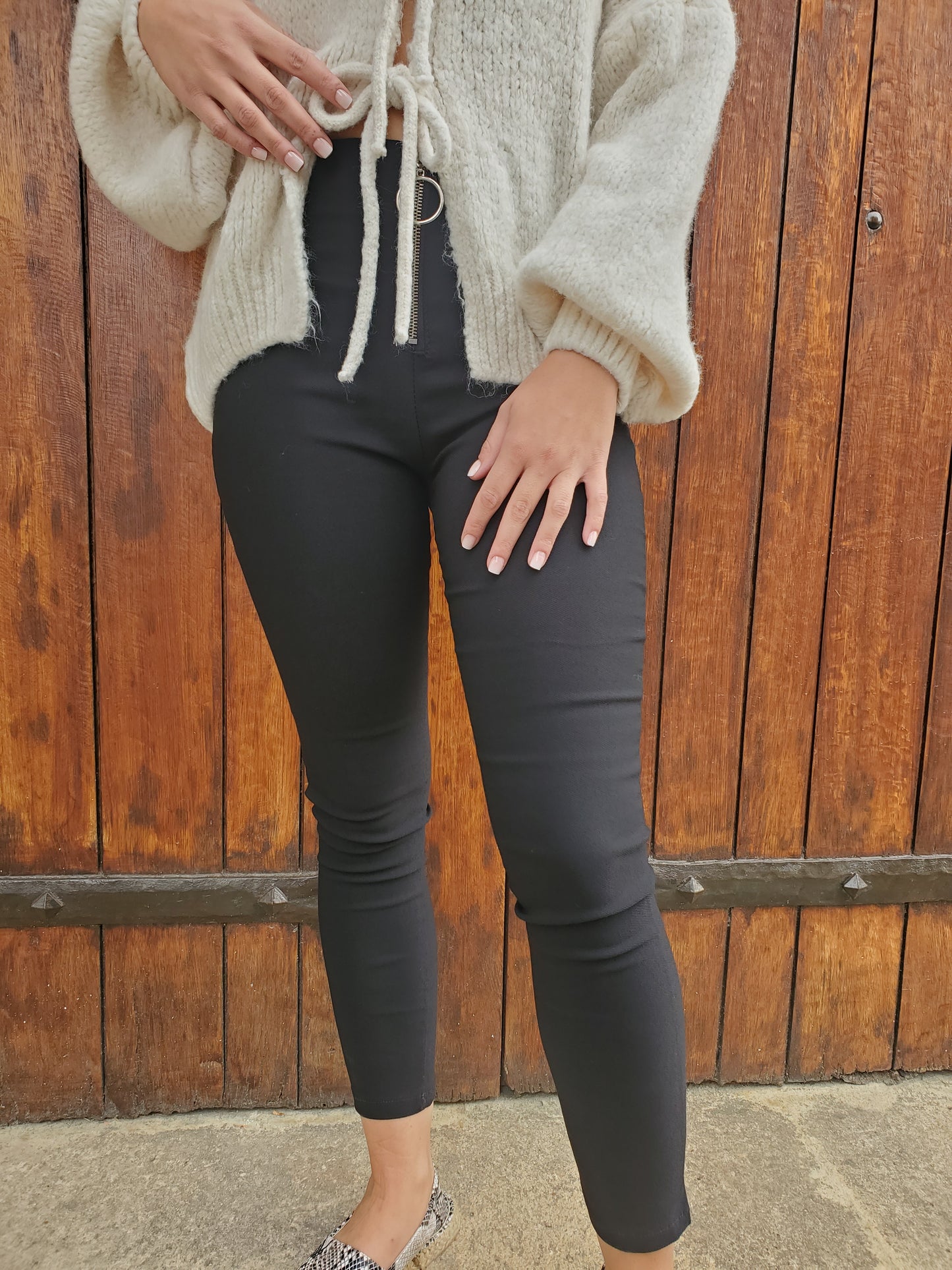 Pantalon noir 7/8