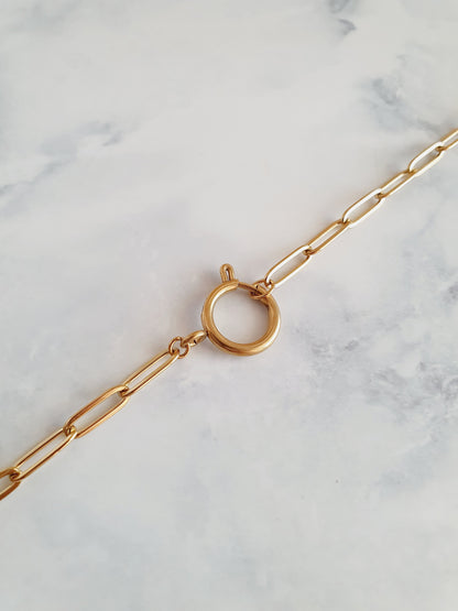 Collier HARMONIA (personnalisable) - doré