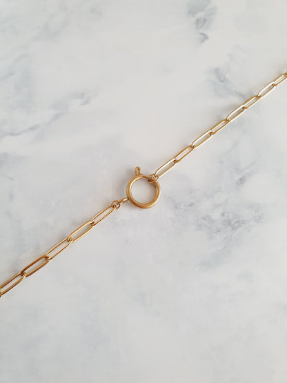 Collier HARMONIA (personnalisable) - doré