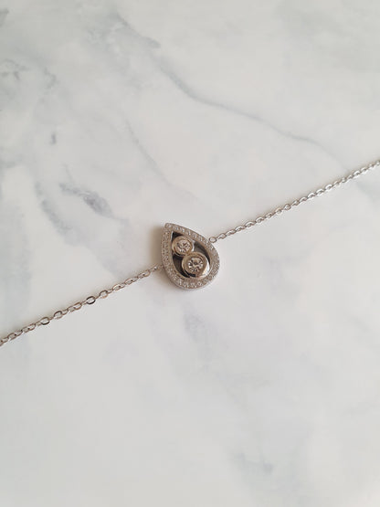 Bracelet MILLA zircons - argenté