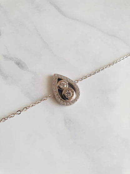 Bracelet MILLA zircons - argenté