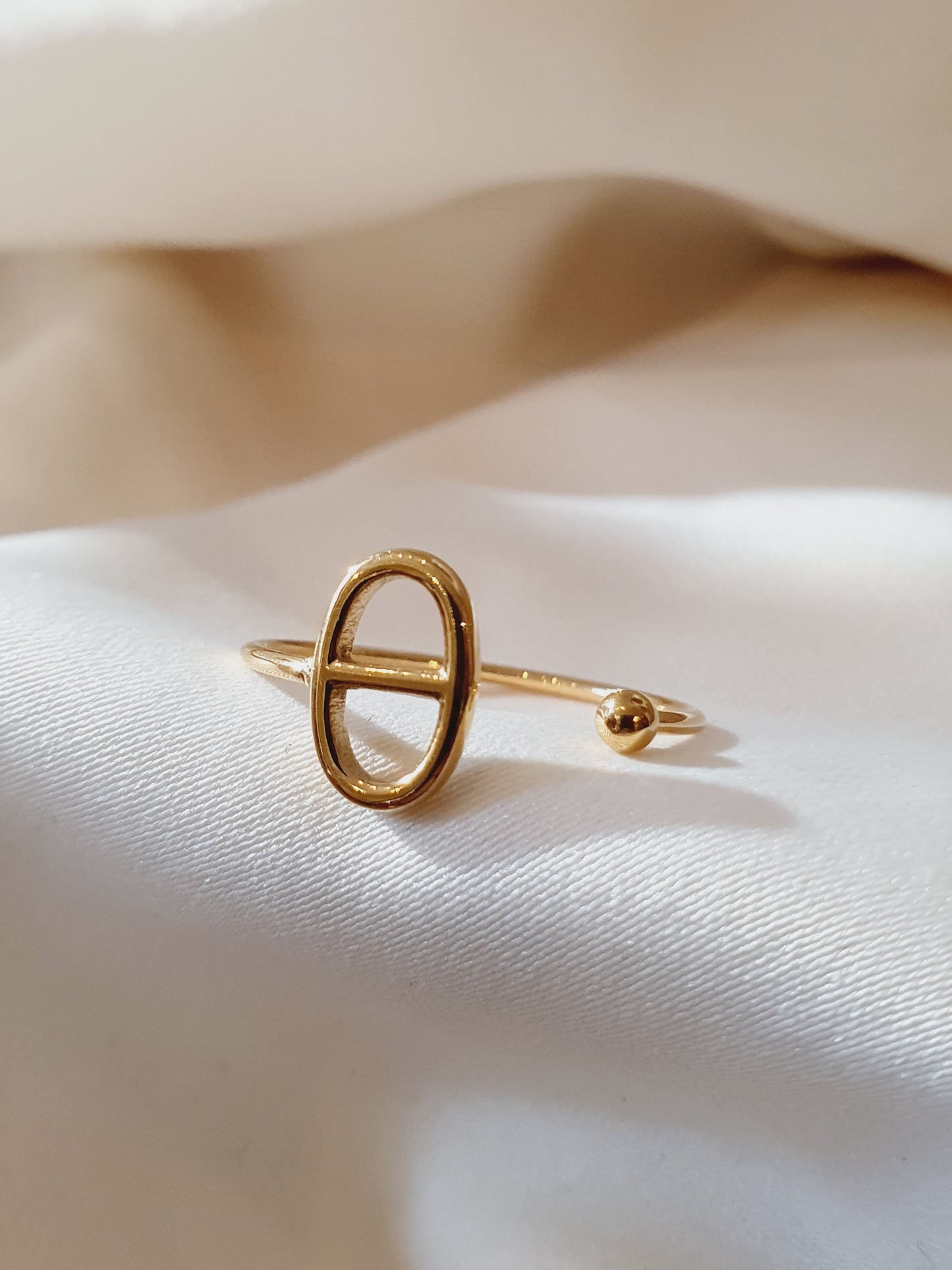 Bague ouverte AGATA  - doré