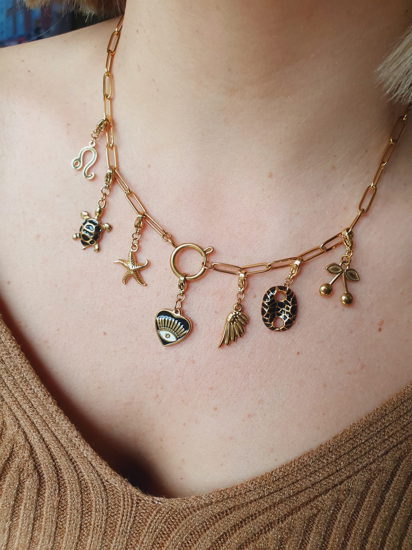 Collier HARMONIA (personnalisable) - doré